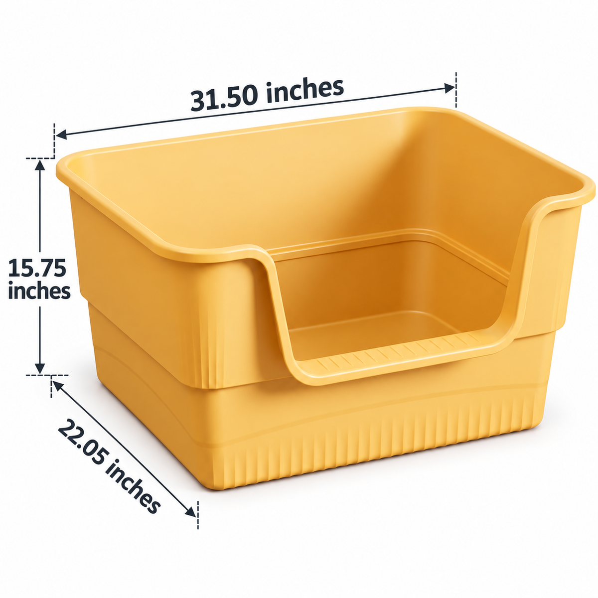 Open-Top Cat Litter Box