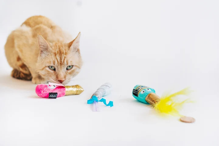 3-Piece Catnip Plush Toy