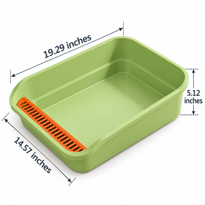Side Open Cat Litter Box